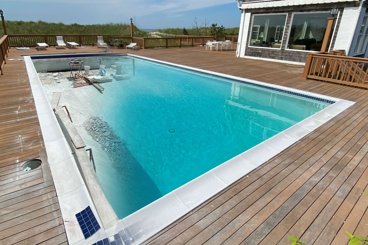 Weekly Pool Service by Shinnecock Pools Southampton Pool Service.